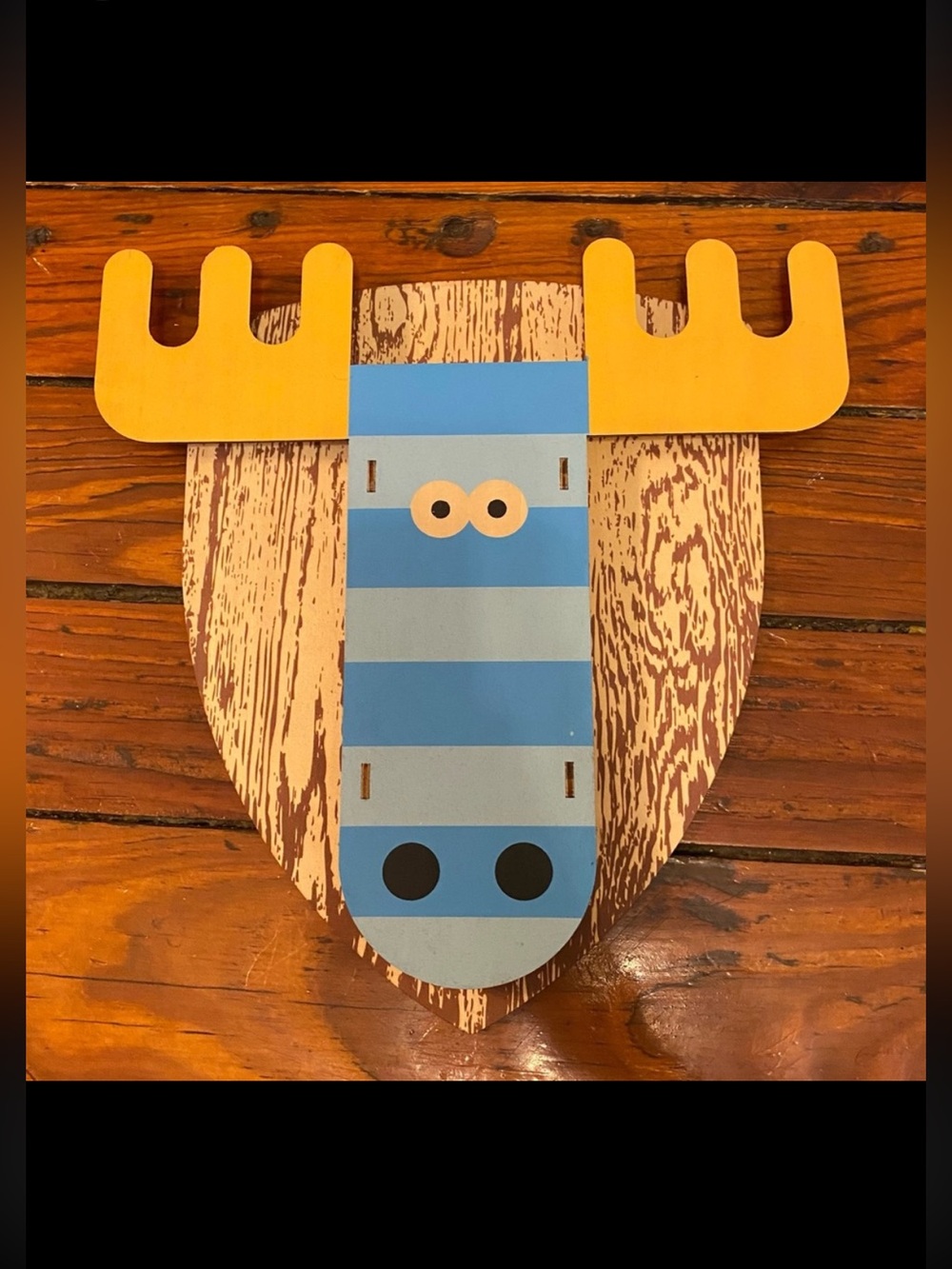 Moose Head Wood 3D Wall Art